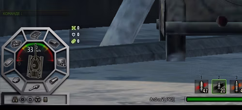 Дамаг панель Octopus для World of Tanks