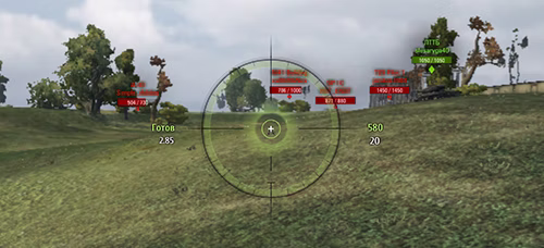 Прицел Desertoda для World of Tanks
