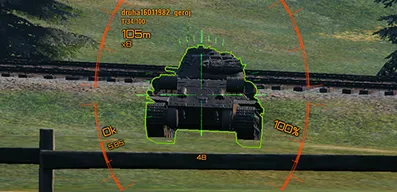 Анимированный прицел из серии Animated для World of Tanks